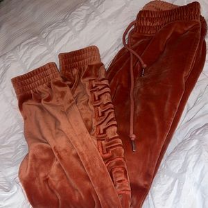 Velvet pants from PINK size xs